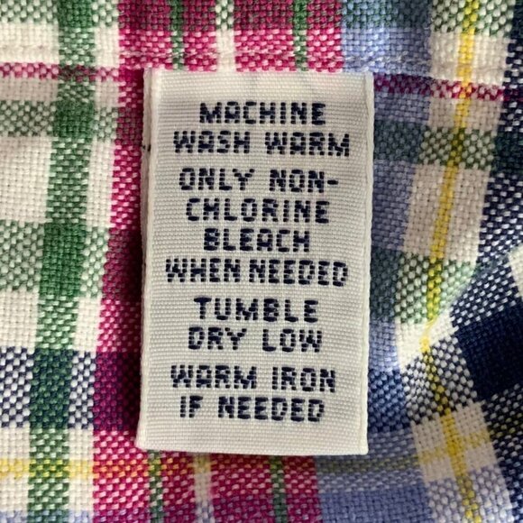 Ralph Lauren Mens Shirt Size Large Classic Fit Pink Green Plaid Button Down - Picture 6 of 7